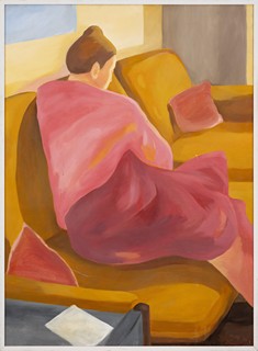 Woman on the sofa