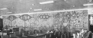 Signals (Sketch for the painting in the transit hall of Prague – Ruzyně Airport, detail 1:1)