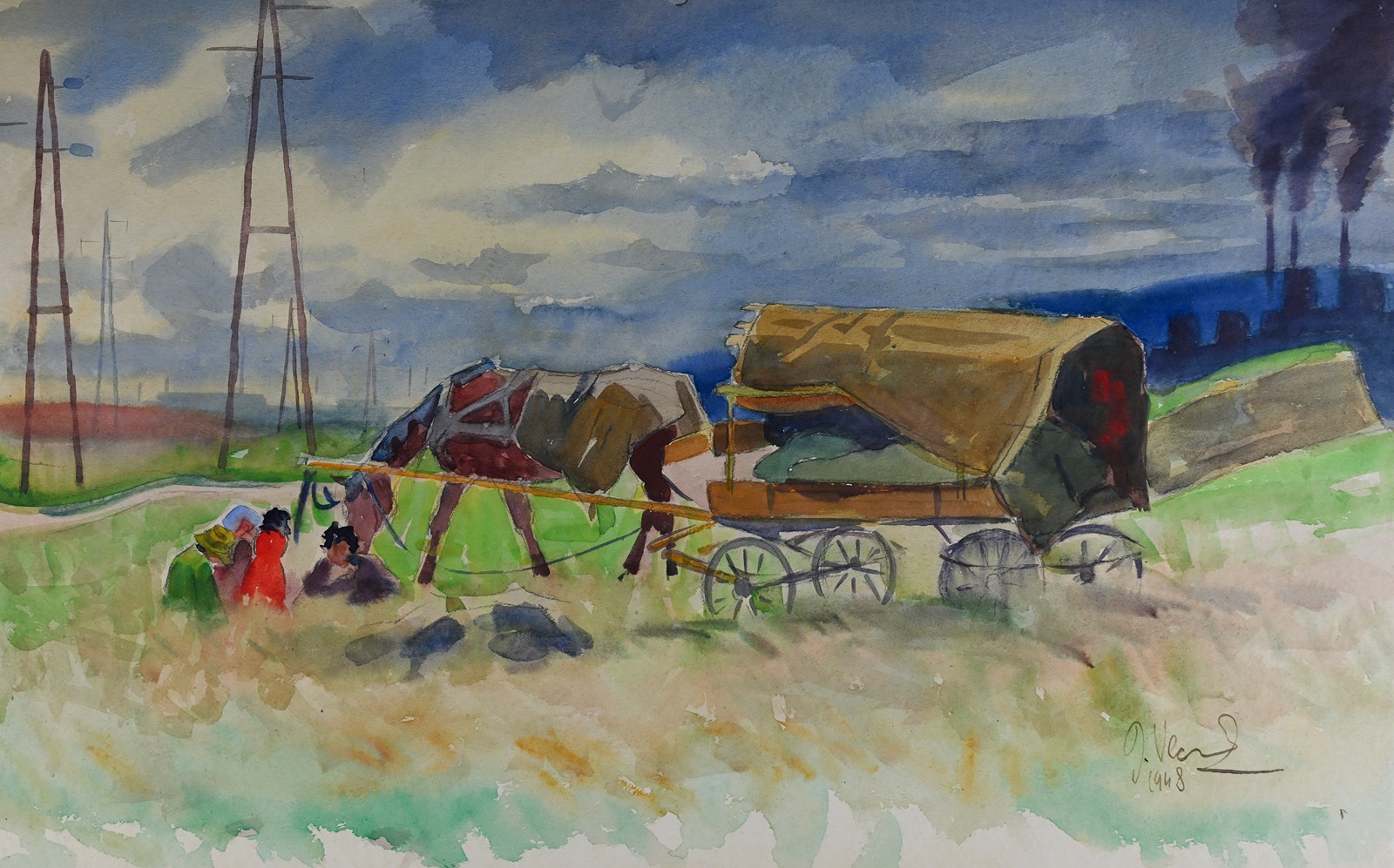 Jindřich Vlček (1885 - 1968) - Potulní cikání