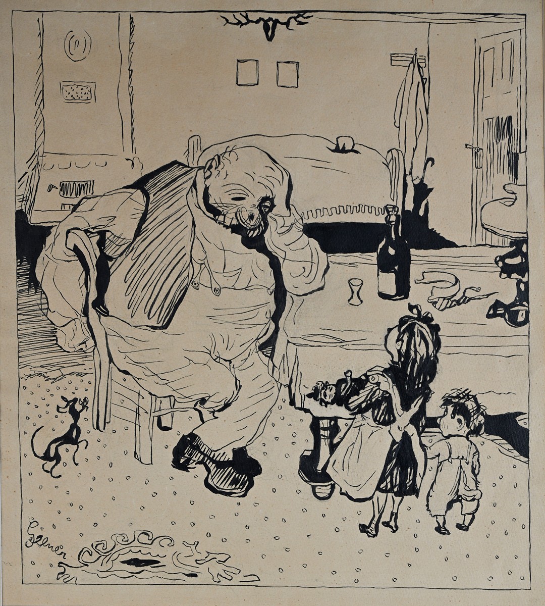 František Gellner (1881 - 1914) - U dědečka