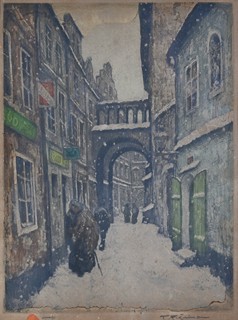 Tavík František Šimon (1877 - 1942) - Zimní ulice