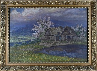 Antonín Augusta (1891 - 1940) - Jaro u rybníčku