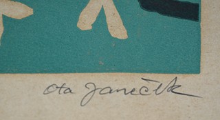 Ota Janeček (1919 - 1996) - Jaro-ptáčata