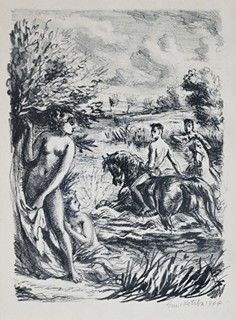 Emil Kotrba (1912 - 1983) - Plavení koní