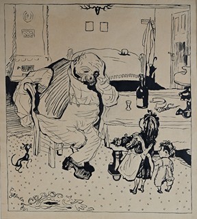 František Gellner (1881 - 1914) - U dědečka