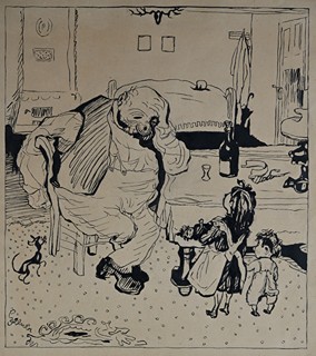 František Gellner (1881 - 1914) - U dědečka