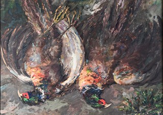 Emanuel Knížek (1889) - Lovecké zátiší-bažanti