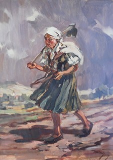 Jan Kreutz (1897 - 1979) - Cestou na pole