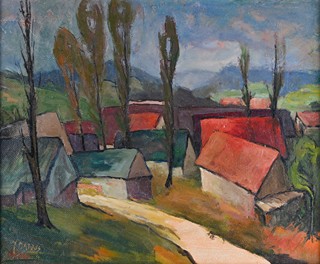 J. Matouš - Červené střechy