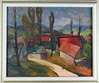 J. Matouš - Červené střechy