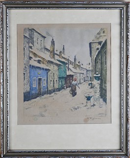 Tavík František Šimon (1877 - 1942) - Zimní ulička