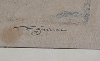 Tavík František Šimon (1877 - 1942) - Zimní ulička