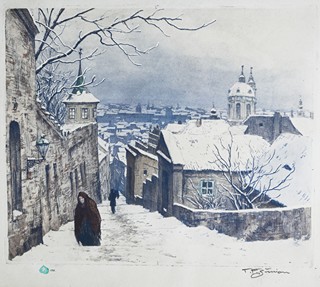 Tavík František Šimon (1877 - 1942) - Zimní Praha