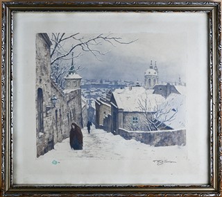 Tavík František Šimon (1877 - 1942) - Zimní Praha