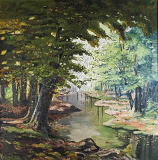 Josef Svoboda (1901 - 1945) - Lesní tůň