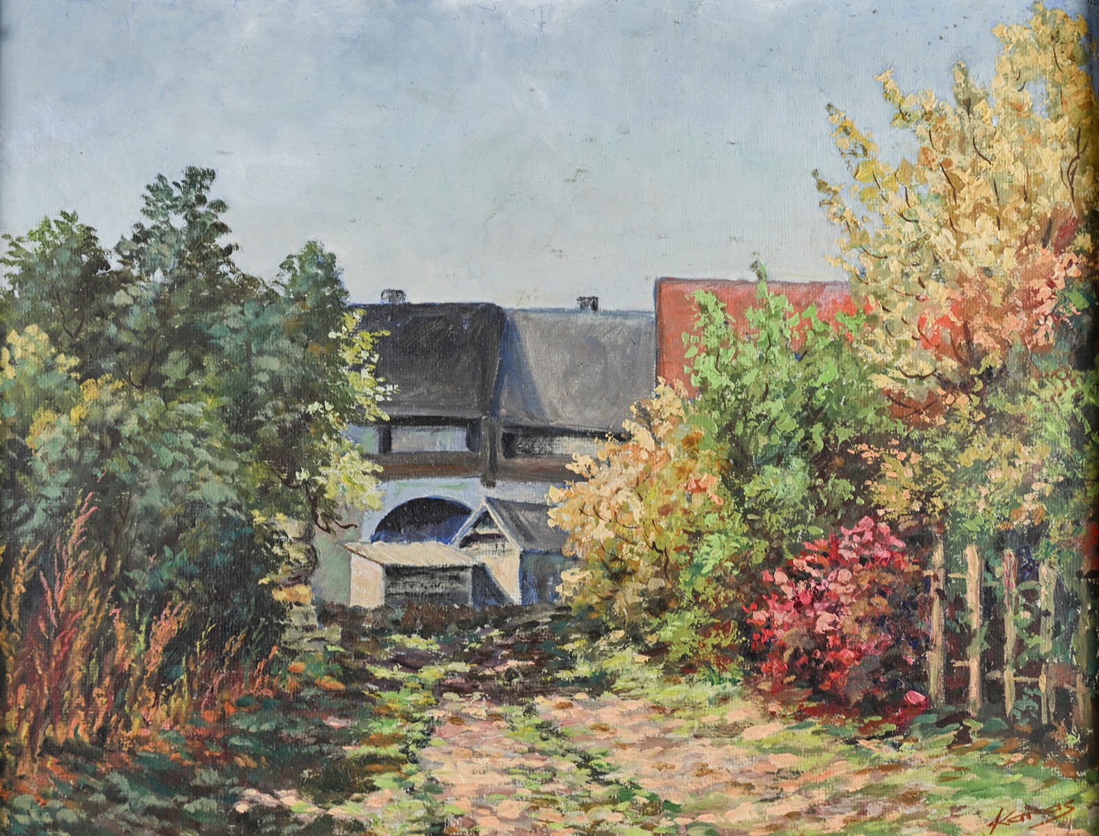 Karel Karas (1892-1969) - V zahradě
