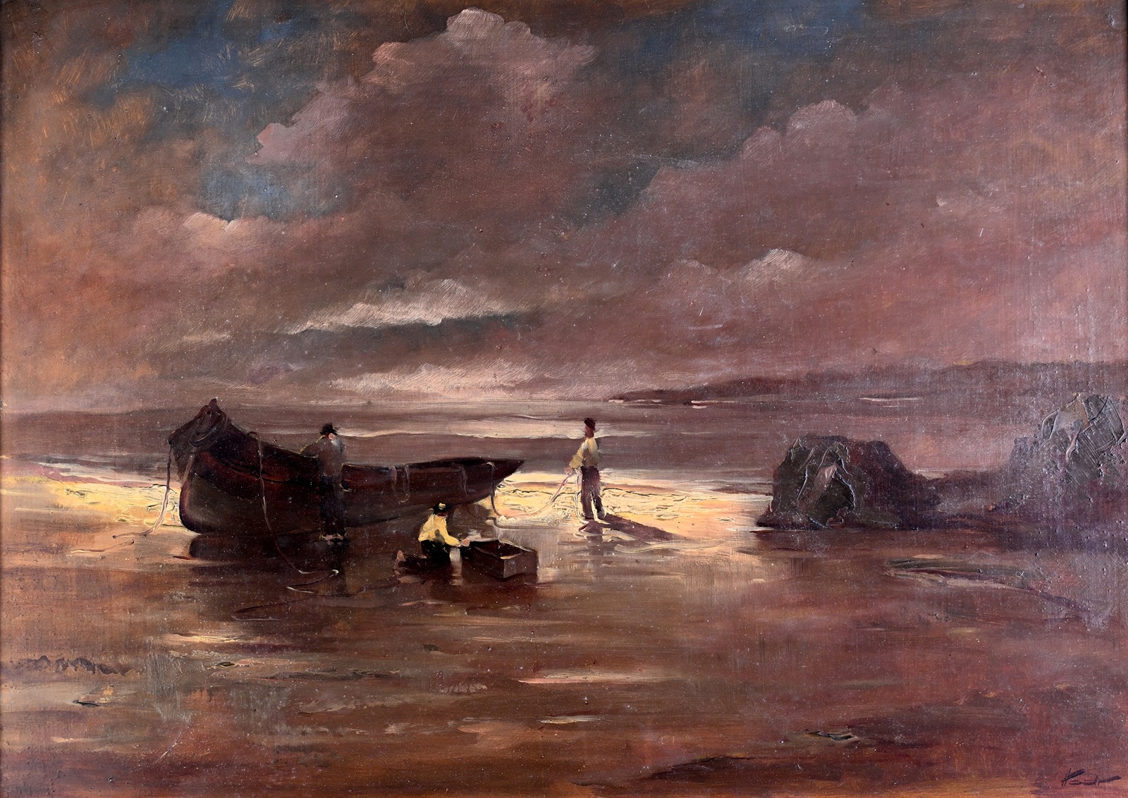 Karel Hodr (1910-2002) - Rybáři