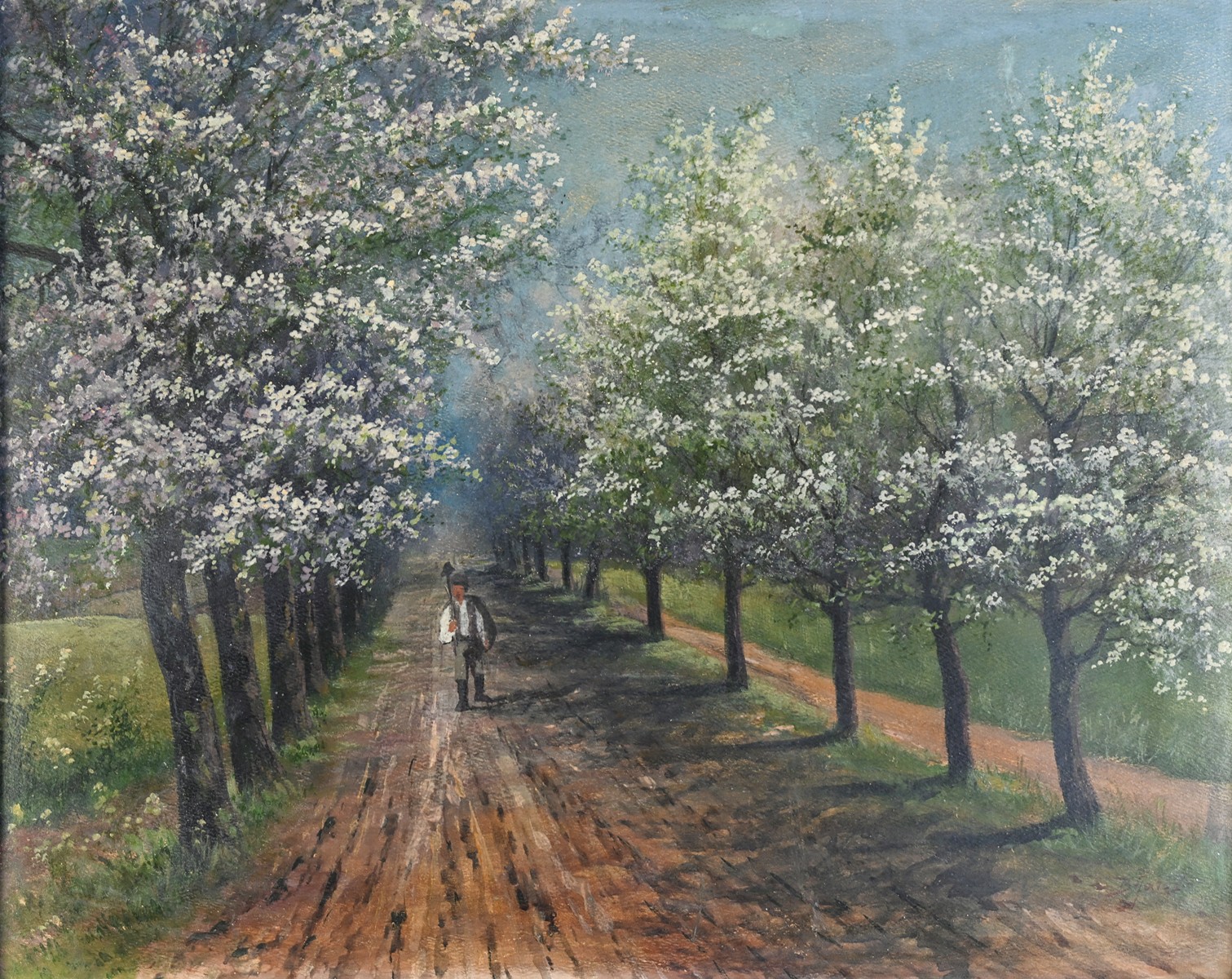 Bohumil Jaroš (1856-1924) - Rozkvetlou álejí