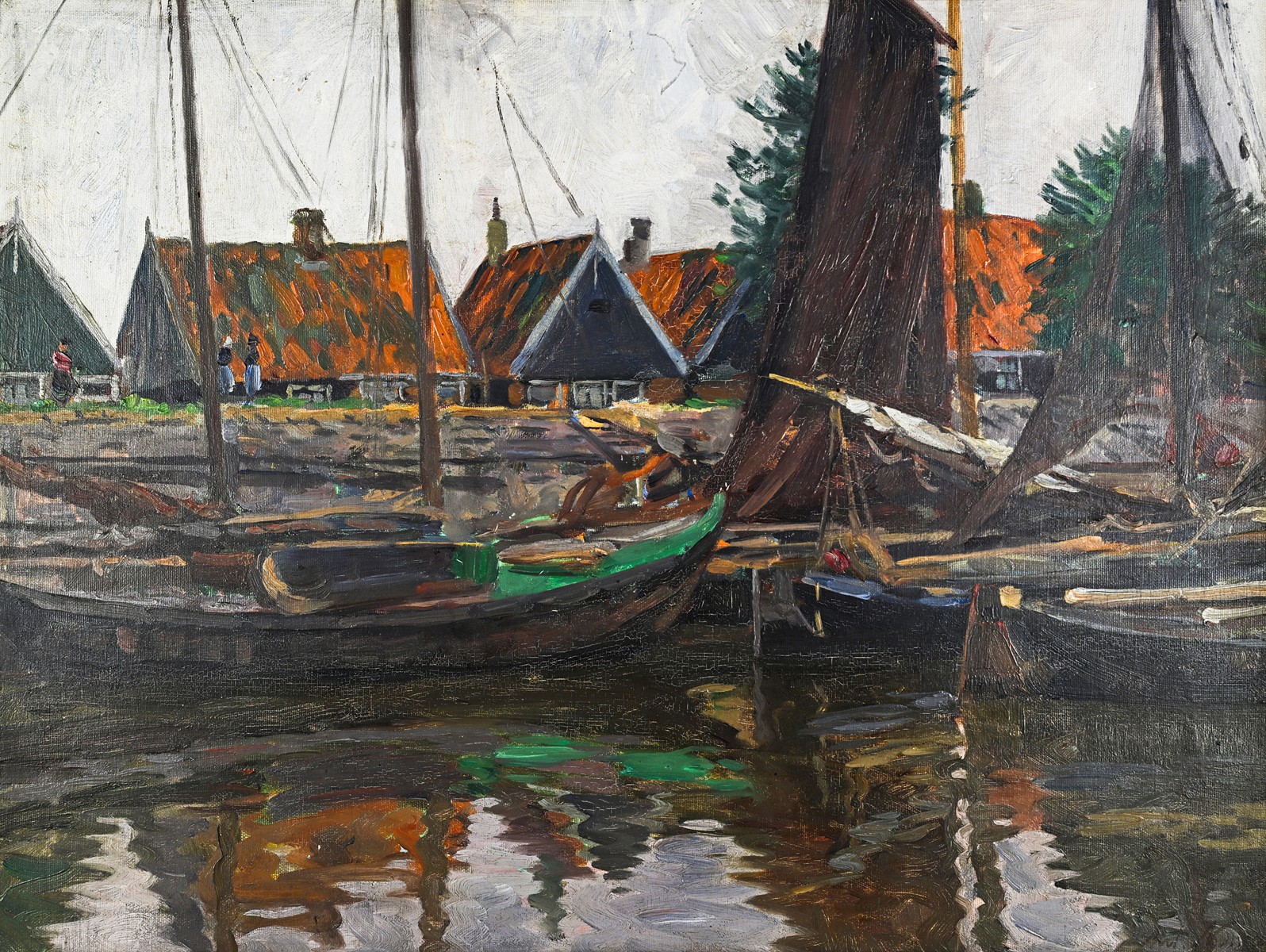 Anton Nowak (1865 - 1932) - Přístav