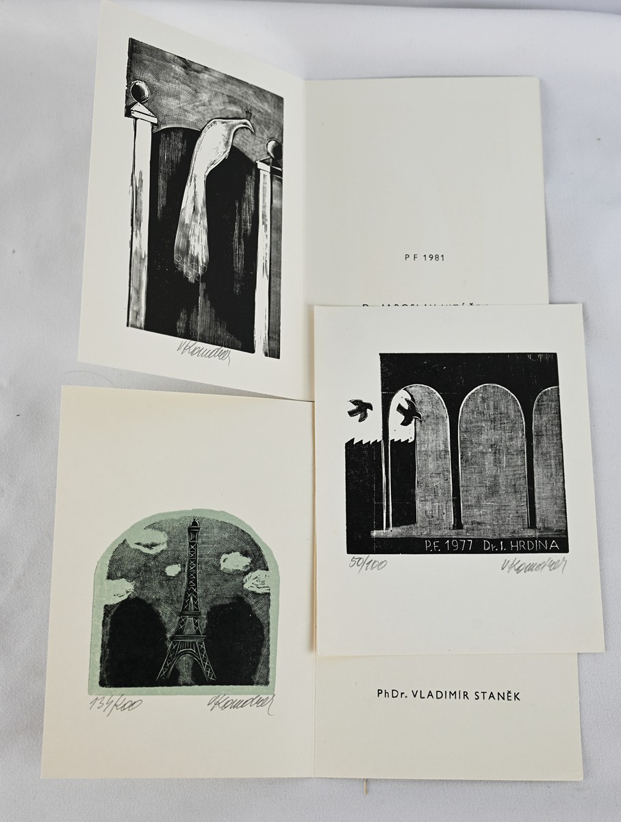Vladimír Komárek (1928-2002) - Soubor tří grafik