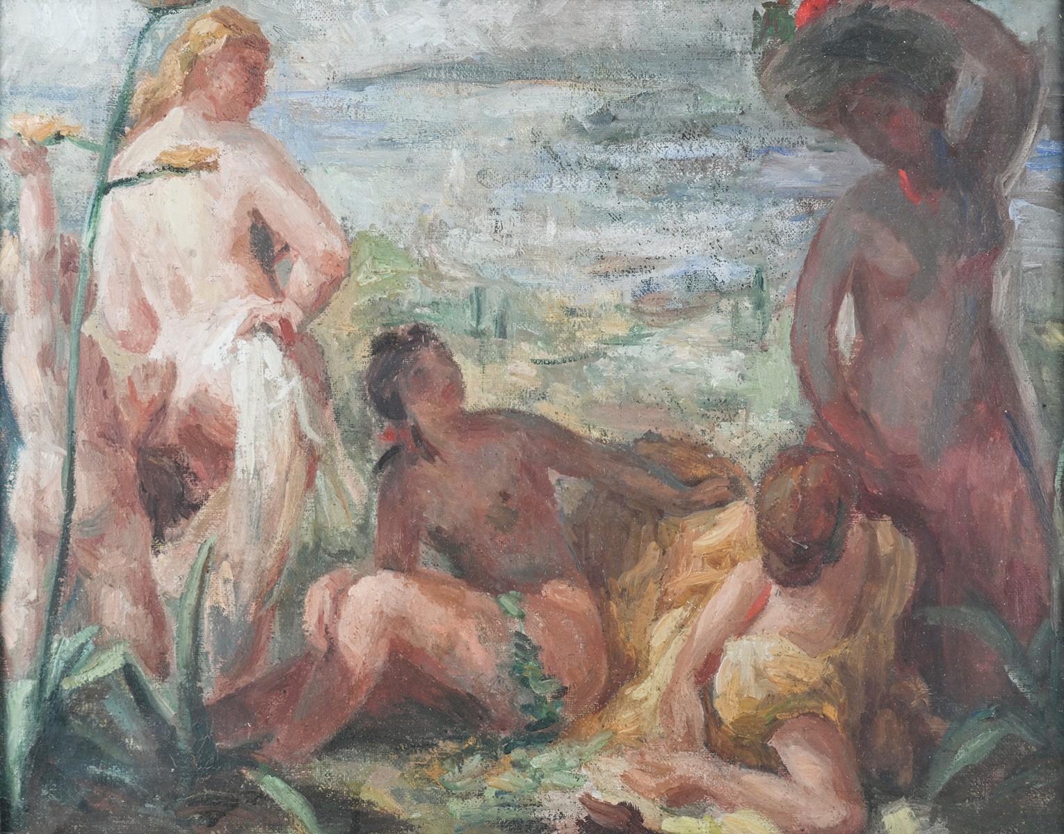 Jakub Obrovský (1882-1949) - Koupání