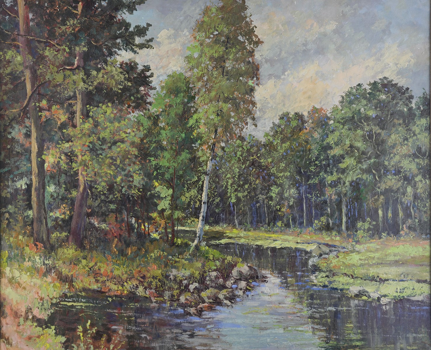 Karel Karas (1892-1969) - Bříza u potoka