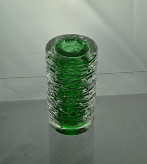 František Vízner (1936-2011) - Zelená váza Whirlpool, Škrdlovice