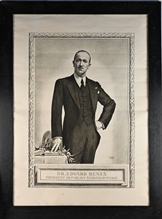 Jakub Obrovský (1882-1949) - Edvard Beneš portrét