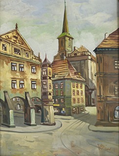 Václav Stein (1917-1944) - Praha Malostranské náměstí