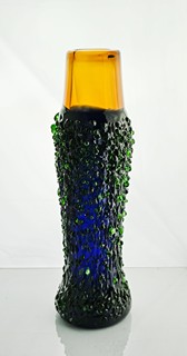 Miloslava Svobodová (1936 - 2005) - Hnědá váza Galaxy