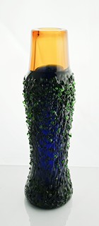 Miloslava Svobodová (1936 - 2005) - Hnědá váza Galaxy