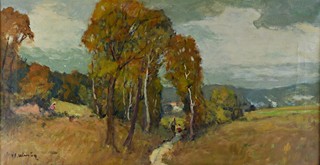 Václav František Ulšmíd (1903-1985) - Podzim na Vysočině
