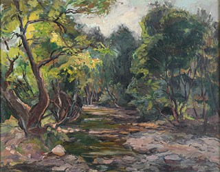 Inka Krčmářová (1900- 1982) - Na řece