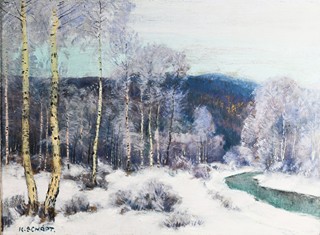 Karel Schadt (1888-1952) - Zima v lese
