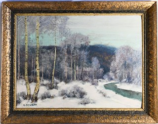 Karel Schadt (1888-1952) - Zima v lese