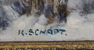 Karel Schadt (1888-1952) - Zima v lese