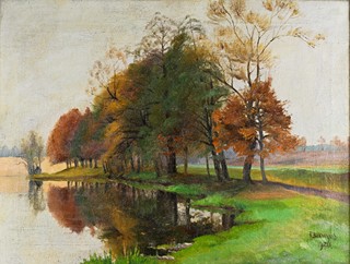 František Zikmund (1893-1955) - Podzim u rybníka