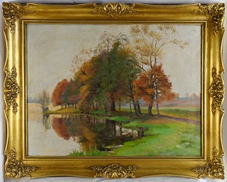 František Zikmund (1893-1955) - Podzim u rybníka