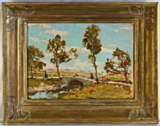 Josef Konečný (1909-1989) - Cesta přes most
