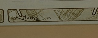 Alfons Mucha (1860-1939) - Slavia vzájemně pojišťovací banka, životní pojistka