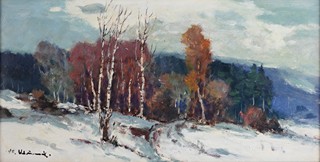 Václav František Ulšmíd (1903-1985) - Mrazivý den