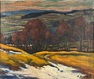 Josef Bureš (1889-1969) - Tání na Železnobrodsku