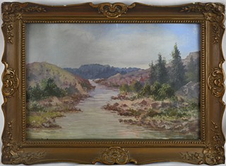 Bohumil Jaroš (1856-1924) - Řeka v údolí