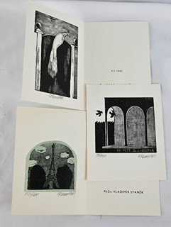 Vladimír Komárek (1928-2002) - Soubor tří grafik