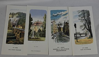 Jiří Bouda (1934-2015) - Soubor osmi grafik