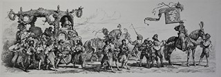 Soubor rytin Huldigungs Festzug-Kaisers Franz Josef I und der Kaiserin Elisabeth, Wien 1880