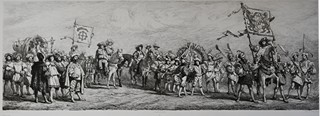 Soubor rytin Huldigungs Festzug-Kaisers Franz Josef I und der Kaiserin Elisabeth, Wien 1880