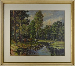 Karel Karas (1892-1969) - Bříza u potoka