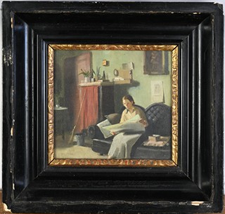 Josef Multrus (1898-1957) - Čtenářka