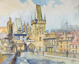 Jan Spáčil (1913-1998) - Praha – Mostecká věž